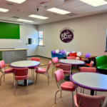 RCS Student cafe before and after